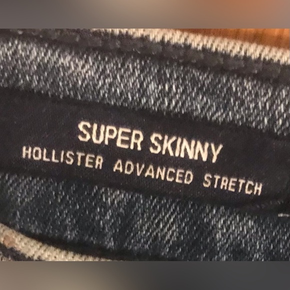 Hollister Distressed Super Skinny Jeans Advanced Stretch Size 29/30 - Picture 3 of 7